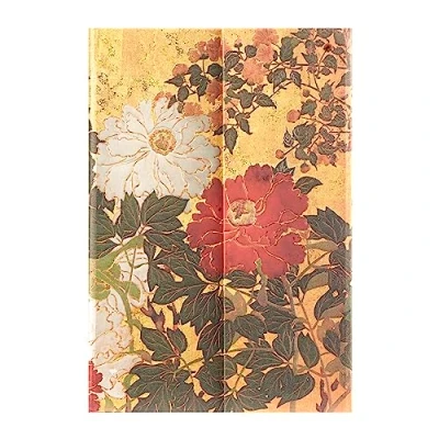 Abbildung von Natsu (Rinpa Florals) Mini Lined Hardback Journal (Wrap Closure)