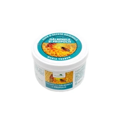 Abbildung von Propolis mit Ringelblumen Balsam Salbe 150ml 100% Natur Calendula Maria Treben Bienenleim Bienenwachs Creme
