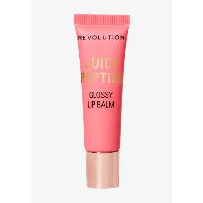 Abbildung von Revolution Juicy Peptide Lip Balm, Pflegender Lippenbalsam mit Peptiden, Squalan &amp; Vitamin E, Vegan Tierversuchsfrei, 8ml, Shimmer Mai Tai Pink