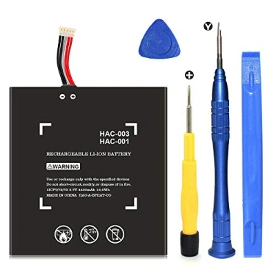 Abbildung von TQTHL 4800 mAh HAC 003 Ersatzbatterie Kompatibel mit Nintendo Switch 2017 Spielkonsole 001 Interner Upgrade Akku Reparatur Toolkit