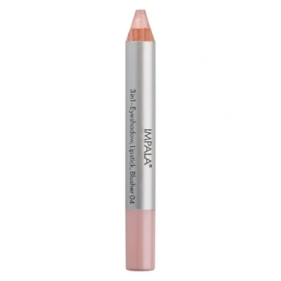Abbildung von Impala 3 in 1 Jumbo Stift Lidschatten, Lippenstift und Rouge Geschmeidige Textur Lange Lebensdauer Intensive Farben Farbe 04 Perlen Rosa
