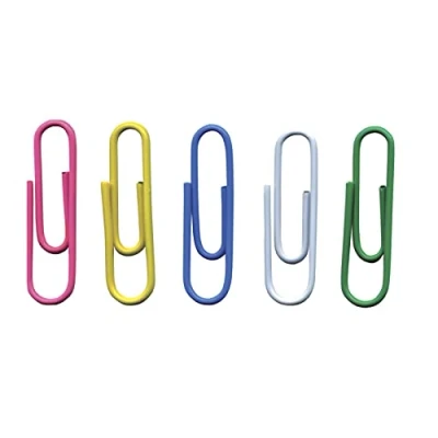Abbildung von OFFICE PRODUCTS 18088849 99 Büroklammern Metallbriefklammern Bunte Lackiert im Beutel/ 28 mm 500 Stück/Farbig Sortiert