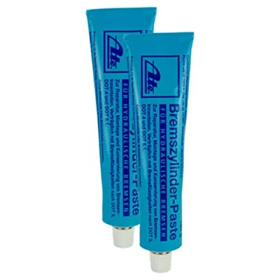 Abbildung von ATE 2X Bremszylinderpaste Bremshydraulikteile Kupplungshydraulikteile Tube 180g Kupferpaste Silikonfett Keramikpaste Bremsenfett