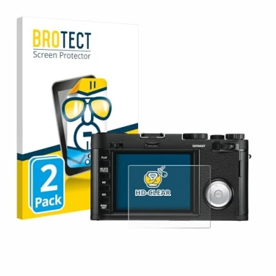 Abbildung von BROTECT (2 Stück Schutzfolie für Leica X Vario Displayschutz Folie Ultra Klar