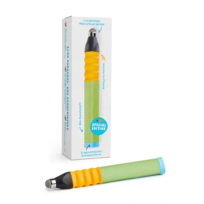 Abbildung von Edurino Ergonomischer Eingabestift I Tablet Stift für Kinder Figuren Lernspiele ab 4 Jahren Stylus Touch Pen (Hellgrün)