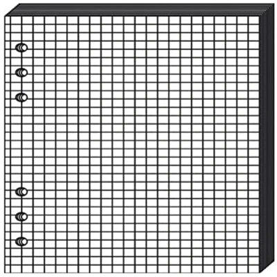Abbildung von Quo Vadis Timer Zubehör Nachfüllpackung für 21 weißes Papier Format 15 x cm