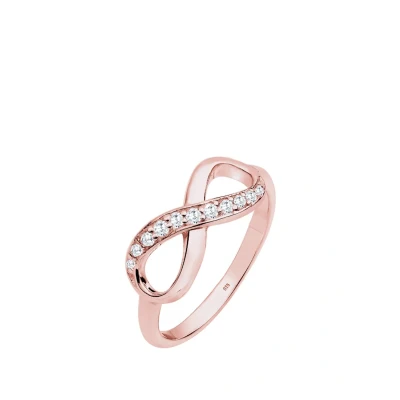 Abbildung von Elli Infinity Ring rosegoldcoloured, Damen, Größe: 54, Rosegold coloured