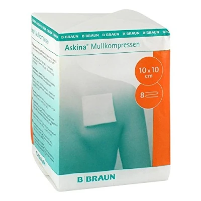 Abbildung von Askina Mullkompressen 10x10 cm unsteril