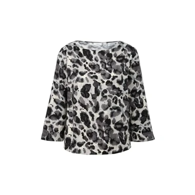 Abbildung von s.Oliver Black Label MIT ALL OVER Print Bluse, Damen, Größe: 34, Natur