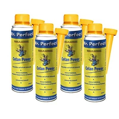 Abbildung von Mr. Perfect® Cetan Power Additiv, 4 x 250 ml Kraftstoffzusatz Cetane Booster für Dieselmotoren