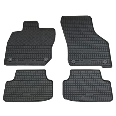 Abbildung von AD Tuning RI905199 Gummifußmatten Set, 4 teilig, Gummi Fußmatten