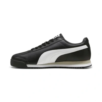 Abbildung von PUMA Men&#039;s Roma 24 Standard Sneaker, Black white smokey Gray, 42.5 EU