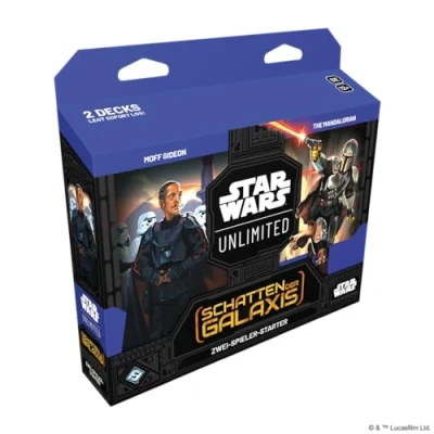 Abbildung von Star Wars: Unlimited TCG Schatten der Galaxis Zwei Spieler Starter Schnelles Trading Card Game für Kinder und Erwachsene, Alter 12+, 2+ Spieler, 20 Minuten, von Fantasy Flight Games, Deutsch