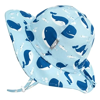 Abbildung von Jan &amp; Jul Baby Sonnenhut für Jungen, UV Schutz UPF 50+ (S: 0 6 Monate, Blauwal)