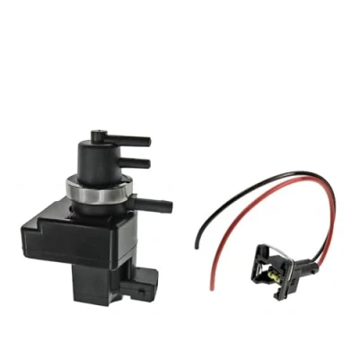 Abbildung von HANZOU Vakuum Turbodruck Magnetventil, passend for Nissan Pathfinder R51 Navara D40 Cabstar 2.5dCi 14956 EB300 EB70B Magnetventilregler für Fahrzeuge (Size : Valve and Plug)