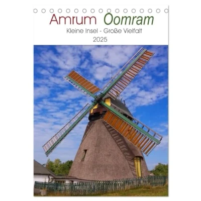 Abbildung von Amrum Oomram, Kleine Insel Große Vielfalt (Tischkalender 2025 DIN A5 hoch), CALVENDO Monatskalender