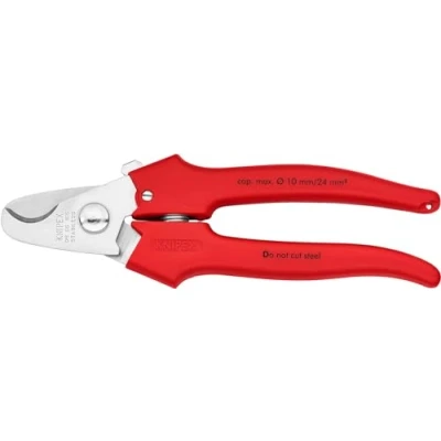 Abbildung von Knipex 95 05 165, Kunststoff, Edelstahl, Rot, 165 mm, 111 g