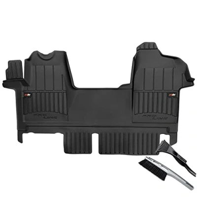 Abbildung von moto MOLTICO 3D Gummimatten Auto Fußmatten Gummi Automatten 4 teilig Set passend für Nissan NV400 Opel Movano B Renault Master III ab 2010