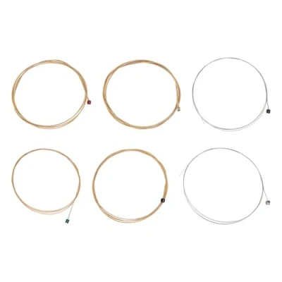 Abbildung von YINETTECH 2 Set EJ26 Akustikgitarrensaiten Hybrid Gauge Phosphor Bronze Gitarrensaiten .011 .052 Custom Light für 6 Saiten Gitarre