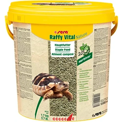 Abbildung von sera Raffy Vital Nature 10 L (1,7 kg) Schmackhafte Kräutervielfalt für herbivore Reptilien, Landschildkröten Futter