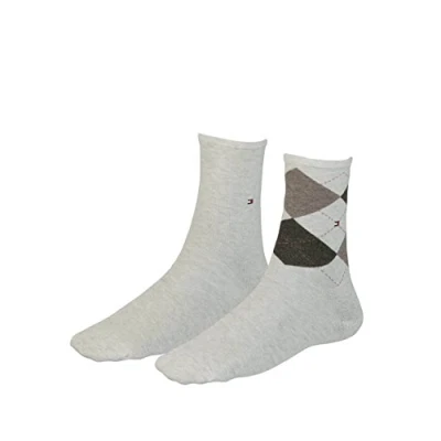Abbildung von Tommy Hilfiger 2 Pairs PACK Socken, Damen, Größe: 35 38, Beige