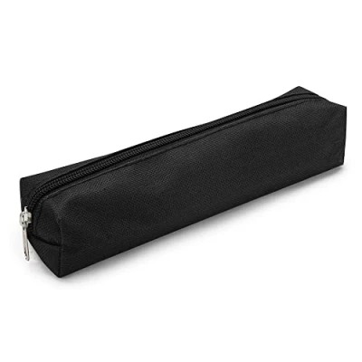Abbildung von Waytex Federmäppchen, multifunktional, klein, rechteckig, 21 x 4 cm, weicher Stoff, Schwarz, Schultasche