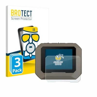 Abbildung von BROTECT Entspiegelungs Schutzglas für Garmin Xero C1 Pro (3 Stück) Schutz Folie Panzerfolie Glas Matt [Extrem Kratzfest 9H, Anti Reflex]
