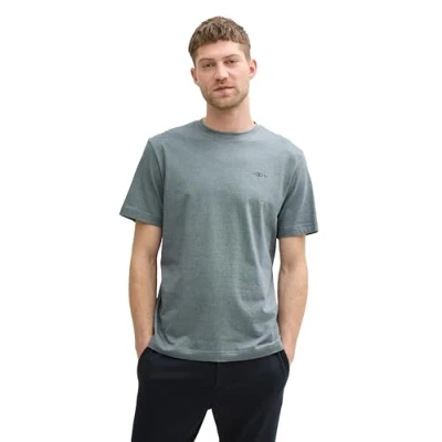 Abbildung von TOM Tailor Tshirt basic, Herren, Größe: XXL, Grey mint/navy