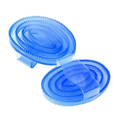 Abbildung von START Gell glitter soft comb, zum Kämmen von Fell und Haar des Pferdes (Blau)