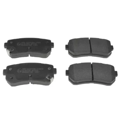 Abbildung von BLUE PRINT ADG042132 Bremsbelagsatz Hinterachse mit akustischer Verschleißwarnung HYUNDAI: Kona SUV, KIA: Picanto II, Kasten / Schrägheck