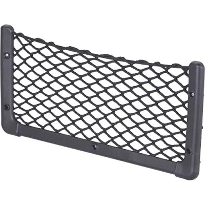 Abbildung von hr imotion Stretchnetz Ablage zur Schraubmontage für Fahrzeuge und Innenräume [Größe XL (405mm lang) , Universell Einsetzbar Einfache Installation] 10511301