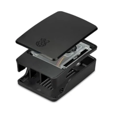 Abbildung von Raspberry Pi Foundation PC Gehäuse offizielles für 5, schwarz/grau
