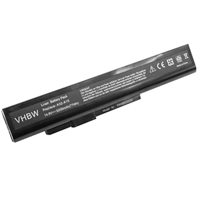 Abbildung von vhbw 1x Akku kompatibel mit Medion Akoya P6631, P6815, P6633, P6816, P7815, MD99160, P6634, P7621 Notebook (5200 mAh, 14,8 V, Li Ion)
