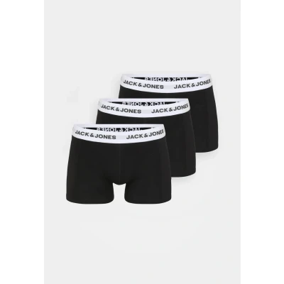 Abbildung von Jack &amp; Jones Jacbasic Trunks 3 PACK Panties, Herren, Größe: Small, Black