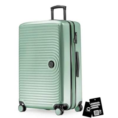 Abbildung von HAUPTSTADTKOFFER Mitte Großer Hartschalenkoffer, TSA, 4 Rollen, Check In Gepäck mit 8 cm Volumenerweiterung, 77cm, 130 Liter, Mint
