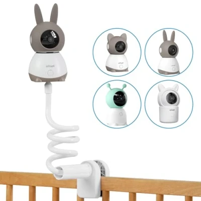 Abbildung von ieGeek Babykamera Halterung, Monitor/Kamera/Handy/Babykamera flexibel, geeignet für Kinderbetten, kompatibel mit Baby 1T/Baby 4/Baby 7S