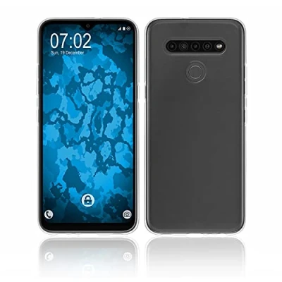 Abbildung von PhoneNatic Case kompatibel mit LG K51 S Crystal Clear Silikon Hülle transparent