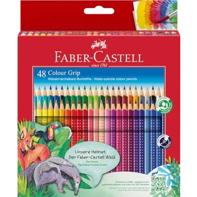Abbildung von Faber Castell Buntstift Colour GRIP, (Colour 48 tlg), mit Soft Grip Zone