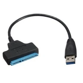 Abbildung von Cablecc Super Speed 5 Gbps USB 3.0 auf SATA 22 Pin Adapterkabel für 2,5 Festplattentreiber SSD