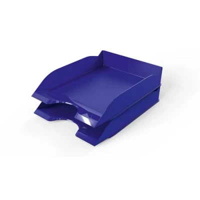Abbildung von Durable Briefablageschale BASIC A4, blau, Abflagefächer stapelbar, 6 Stück, 1701674040