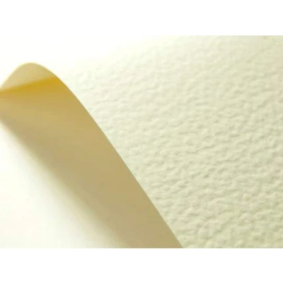 Abbildung von Netuno 100x Präge Karton Creme gehämmert DIN A4 21 x 29,7 cm 246g Elfenbeinkarton Chamois strukturiertes Papier bedruckbar Bastelkarton für Visitenkarten Einladungskarten Urkunden