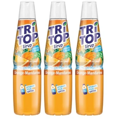 Abbildung von Tri Top Getränke Sirup Orange Mandarine 600ml kalorienarm (3er Pack)