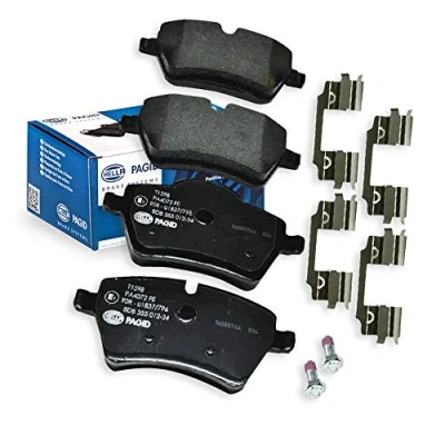 Abbildung von HELLA 8DB 355 012 341 Bremsbelagsatz für Verschleißwarnanzeiger vorbereitet mit Zubehör MINI: Schrägheck, Clubman, Cabrio