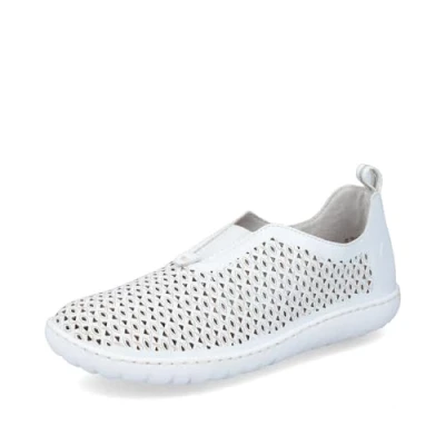 Abbildung von Rieker Damen Slipper 52866, Frauen Slip On,freitzeitschuhe,offener einschlupf,schluepfschuhe,Slip ons,Mokassins,Halbschuhe,Slides,41 EU / 7.5 UK