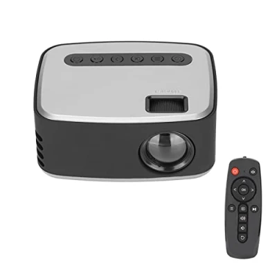 Abbildung von Annadue Projektor, Tragbarer Full HD 1080P Videoprojektor, Intelligenter LED Projektor mit Integriertem Lautsprecher, Heimkino Kompatibel