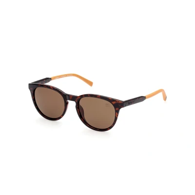 Abbildung von Timberland Herren Tb9256 Sonnenbrille, Havanna Dunkel/Braun, 46