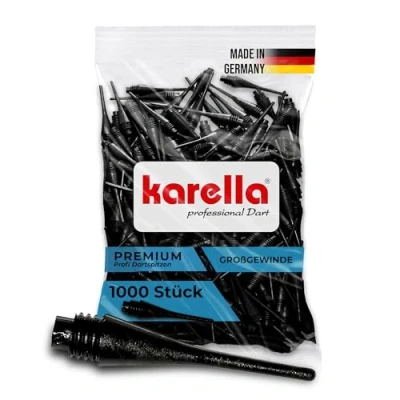Abbildung von Karella Softspitze Premium 1/4 BSF Großgewinde 1000 Stk. Schwarz