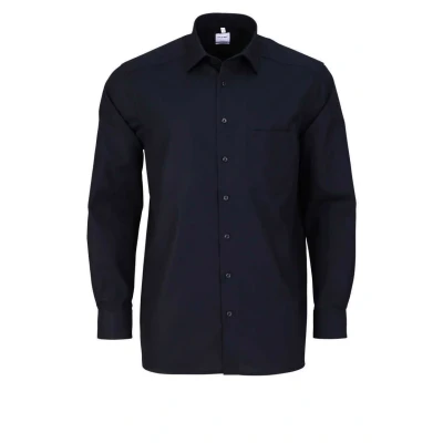 Abbildung von OLYMP Herren Businesshemd Langarm Luxor,Einfarbig,Comfort fit,New Kent,schwarz 68,41