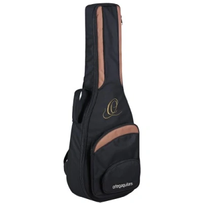 Abbildung von Ortega Guitars ONB12 hochwertige Konzertgitarren Tasche 1/2 Größe mit Rucksackgarnitur schwarz