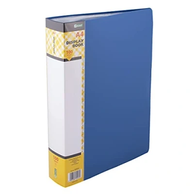 Abbildung von D.RECT Sichtbuch PP A4 100 Hüllen Sichtmappe Solid Präsentationsordner Angebotsmappen Blau